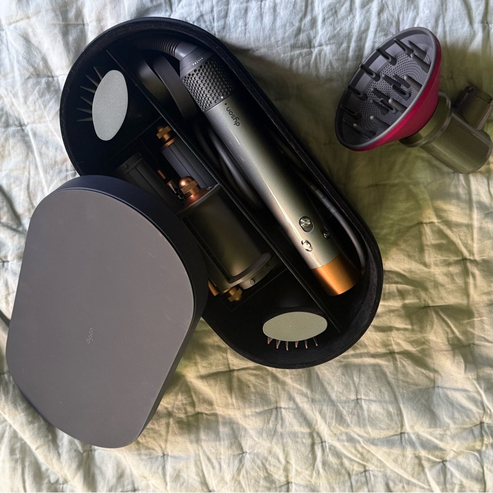 Dyson Multi-Styler Hair Dryer Kit - Silver & Copper with Pink Diffuser